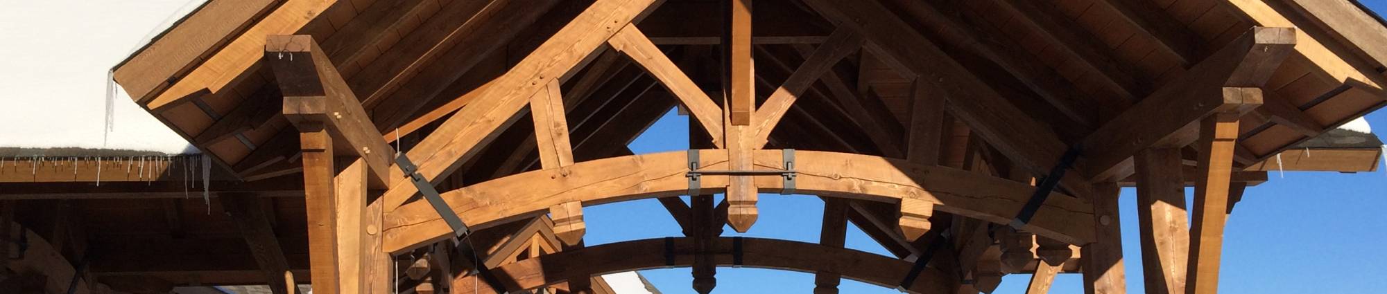 Timber frame entrance